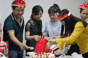 Employee birthday party