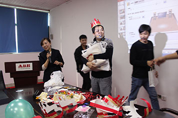 Employee birthday party